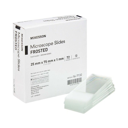 Mckesson Frosted Microscope Slide, 1 x 3 Inch, 1440PK 16-7132